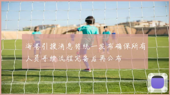 海港引援消息将统一发布确保所有人员手续流程完备后再公布